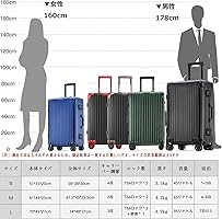 Amazon | [lanbao] スーツケース オールアルミ合金 キャリーケース